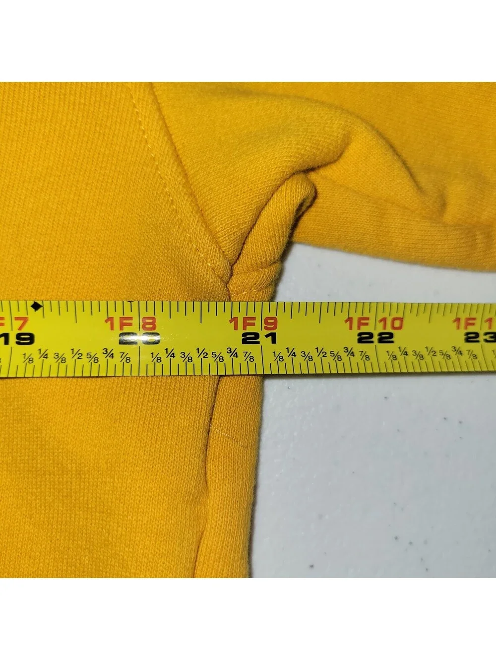 Justin Bieber Purpose Tour Sweatshirt Mens Medium Yellow Checkerboard